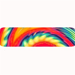 Colorful Dark Tie Dye Pattern Large Bar Mats by SpinnyChairDesigns