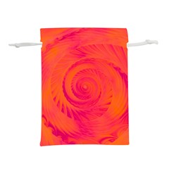 Pink And Orange Swirl Lightweight Drawstring Pouch (s)