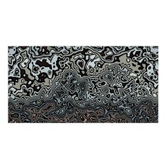 Urban Camouflage Black Grey Brown Satin Shawl by SpinnyChairDesigns