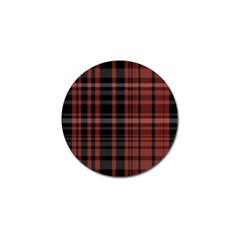 Black And Red Striped Plaid Golf Ball Marker (10 Pack) by SpinnyChairDesigns