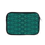 Teal Ikat Pattern Apple MacBook Pro 15  Zipper Case Front