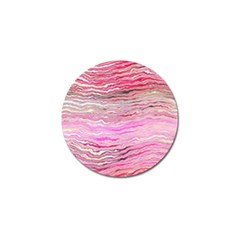 Pink Abstract Stripes Golf Ball Marker (4 Pack) by SpinnyChairDesigns