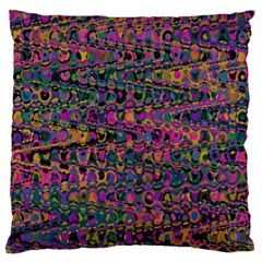 Colorful Bohemian Mosaic Pattern Large Cushion Case (two Sides) by SpinnyChairDesigns