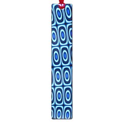 Abstract Blue Circles Mosaic Large Book Marks by SpinnyChairDesigns