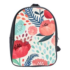 Floral  School Bag (large) by Sobalvarro