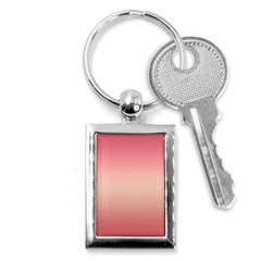 Pink Blush Gradient Ombre Colors Key Chain (rectangle) by SpinnyChairDesigns