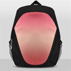 Pink Blush Gradient Ombre Colors Backpack Bag by SpinnyChairDesigns