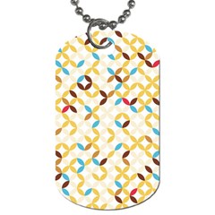 Tekstura-seamless-retro-pattern Dog Tag (two Sides) by Sobalvarro