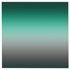 Teal Green And Grey Gradient Ombre Color Wooden Puzzle Square by SpinnyChairDesigns