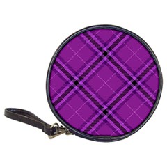 Purple And Black Plaid Classic 20-cd Wallets