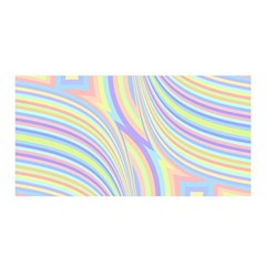 Pastel Color Stripes  Satin Wrap by SpinnyChairDesigns