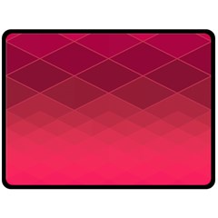 Hot Pink And Wine Color Diamonds Fleece Blanket (large)  by SpinnyChairDesigns