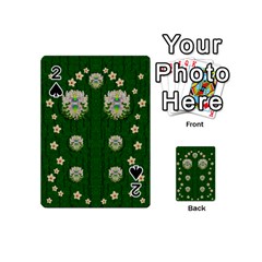 The Way To Freedom One Island One Gnome Playing Cards 54 Designs (mini) by pepitasart