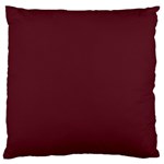 True Burgundy Color Large Cushion Case (One Side) Front