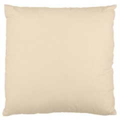 True Champagne Color Large Cushion Case (one Side) by SpinnyChairDesigns