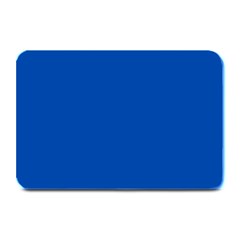 True Cobalt Blue Color Plate Mats by SpinnyChairDesigns