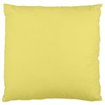 True Lemon Yellow Color Large Flano Cushion Case (One Side) Front