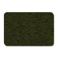 Army Green Color Textured Plate Mats by SpinnyChairDesigns