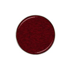 Dark Red Texture Hat Clip Ball Marker (10 Pack) by SpinnyChairDesigns