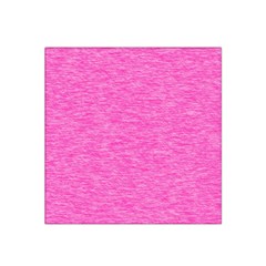 Neon Pink Color Texture Satin Bandana Scarf by SpinnyChairDesigns