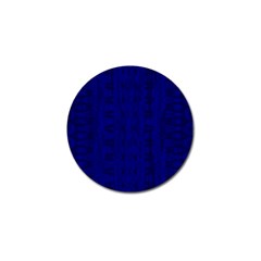 Cobalt Blue Color Batik Golf Ball Marker (4 Pack) by SpinnyChairDesigns