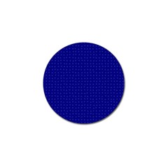 Navy Blue Color Polka Dots Golf Ball Marker (4 Pack) by SpinnyChairDesigns