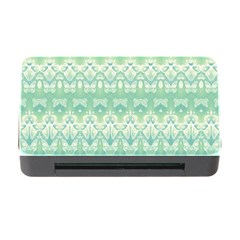 Boho Biscay Green Pattern Memory Card Reader With Cf by SpinnyChairDesigns