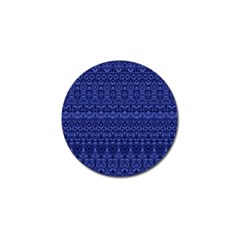 Boho Navy Blue  Golf Ball Marker (4 Pack) by SpinnyChairDesigns