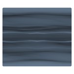 Faded Denim Blue Grey Ombre Double Sided Flano Blanket (Small)  50 x40  Blanket Back