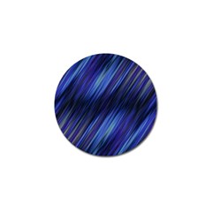 Indigo And Black Stripes Golf Ball Marker (10 Pack) by SpinnyChairDesigns