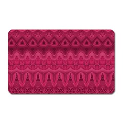 Boho Rose Pink Magnet (rectangular) by SpinnyChairDesigns