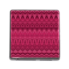 Boho Rose Pink Memory Card Reader (square 5 Slot) by SpinnyChairDesigns