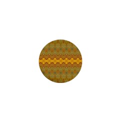 Boho Old Gold Pattern 1  Mini Magnets by SpinnyChairDesigns