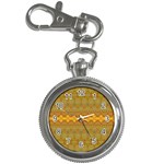 Boho Old Gold Pattern Key Chain Watches Front