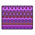 Boho Magenta Pattern Fleece Blanket (Small) 50 x40  Blanket Front