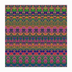 Boho Colorful Pattern Medium Glasses Cloth (2 Sides) by SpinnyChairDesigns