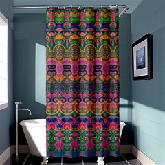 Boho Colorful Pattern Shower Curtain 36  X 72  (stall)  by SpinnyChairDesigns