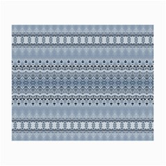 Boho Faded Blue Grey Small Glasses Cloth by SpinnyChairDesigns