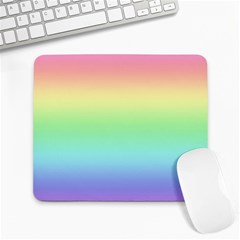 Pastel Rainbow Ombre Large Mousepads by SpinnyChairDesigns