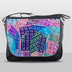 Boho Patchwork Messenger Bag by SpinnyChairDesigns