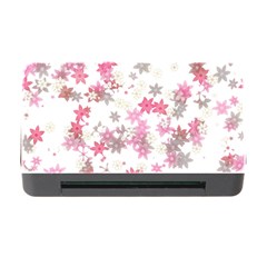 Pink Wildflower Print Memory Card Reader With Cf by SpinnyChairDesigns