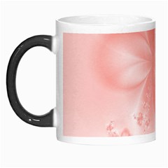 Pastel Coral Floral Print Morph Mugs by SpinnyChairDesigns