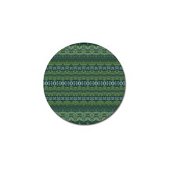 Boho Forest Green  Golf Ball Marker (10 Pack) by SpinnyChairDesigns