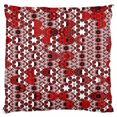 Red Black Checkered Standard Flano Cushion Case (two Sides) by SpinnyChairDesigns