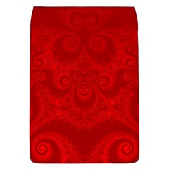 Red Spirals Removable Flap Cover (l) by SpinnyChairDesigns