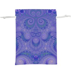 Mystic Purple Swirls  Lightweight Drawstring Pouch (xl) by SpinnyChairDesigns