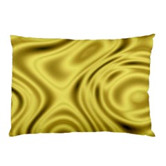 Golden Wave  Pillow Case by Sabelacarlos