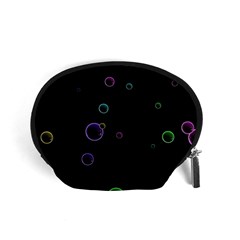 Bubble In Dark Accessory Pouch (small) by Sabelacarlos