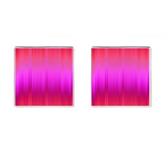 Fuchsia Ombre Color  Cufflinks (square) by SpinnyChairDesigns