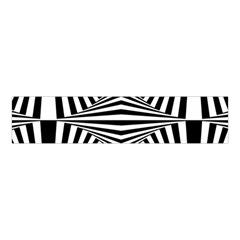 Black And White Stripes Velvet Scrunchie by SpinnyChairDesigns